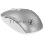 Мышь беспроводная A4Tech Fstyler FB26CS Air2 серебристый/белый, 2000 dpi, радиоканал, Bluetooth, USB, кнопки - 4 11