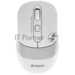 Мышь беспроводная A4Tech Fstyler FG10 белый/серый, 2000 dpi, радиоканал, USB, кнопки - 4 21
