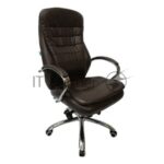 Кресло Бюрократ T-9950MSG-F/BROWN-PU коричневый, экокожа 15