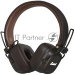 Беспроводные/проводные наушники Marshall Major V коричневый, накладные, Bluetooth + проводной, беспроводная зарядка, до 100 ч 6