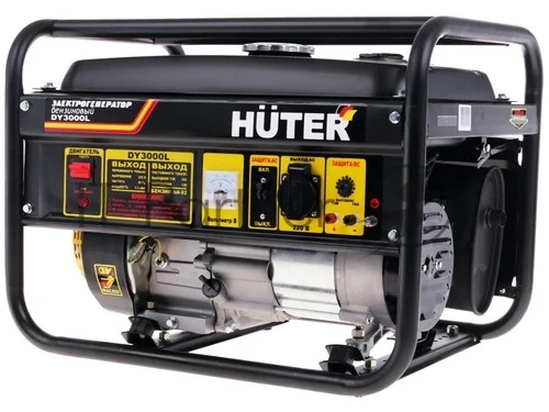 Электрогенератор бензиновый Huter DY3000L, 2.8 кВт, 67 дБ, 39 кг 1