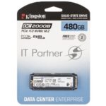 Накопитель SSD Kingston DC2000B, 480Gb, PCIe 4.0 x4, M.2 2280, R/W 7000/800 11
