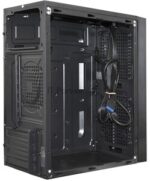 Компьютерный корпус Minitower ExeGate mEVO-9302-RGb-700W-12 (mATX, БП 700NPX с вент. 12см, 2хUSB+1хUSB 3.0, HD аудио, черный с RGb подсветкой) 8