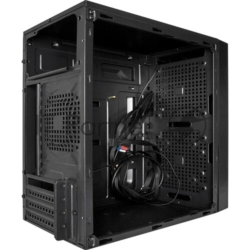 Компьютерный корпус Minitower ExeGate BAA-403U2-AAA400 (mATX, БП AAA400 с вент. 8см, 1*USB/2*USB 3.0, HD Audio, черный)