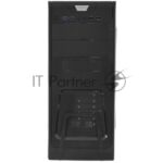 Компьютерный корпус Miditower ExeGate CP-603 Black, ATX, (CP400W, 80мм), 2хUSB+2хUSB 3.0, Audio 7
