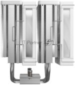 Кулер для процессора DEEPCOOL AG620 G2 WH LGA1954/1851/1700/AM5/AM4 (9шт/кор, TDP 270W, PWM, DUAL Black Fan 120mm, 6 тепл. трубок, белый) RET 9
