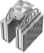 Кулер для процессора DEEPCOOL AG620 G2 WH LGA1954/1851/1700/AM5/AM4 (9шт/кор, TDP 270W, PWM, DUAL Black Fan 120mm, 6 тепл. трубок, белый) RET 12