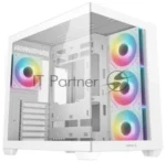 Компьютерный корпус Deepcool CG530 WH белый без БП ATX 2x120мм 2x140мм 2xUSB2.0 1xUSB3.0 audio bott PSU 13