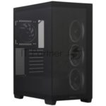 Компьютерный корпус Deepcool CG580 4F V2 без БП, боковое окно (панорама), 4x120мм ARGB PWM вентилятора, черный, ATX (R-CG580-BKADA4-G-2) 13