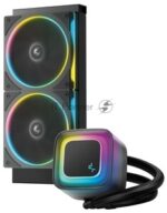 Система жидкостного охлаждения Deepcool LE240 PRO ARGb Soc-AM5/AM4/1200/1700/1851 черный 4-pin 28.2-33dB Al 280W 1347gr Ret (R-LE240PRO-BKAMMC-G-1) 8