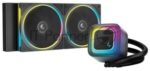 Система жидкостного охлаждения Deepcool LE240 PRO ARGb Soc-AM5/AM4/1200/1700/1851 черный 4-pin 28.2-33dB Al 280W 1347gr Ret (R-LE240PRO-BKAMMC-G-1) 9
