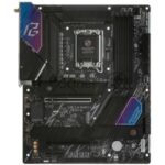 Материнская плата ASRock Phantom Gaming Z890 LIGHTNING WIFI, LGA 1851, Intel Z890, 4xDDR5, 4xSATA, 4xM.2, 1xPCIe 5.0 x16, 1xPCIe 4.0 x4, 1xUSB-C Thunderbolt 4, 2xUSB-A 3.2 Gen 2, 4xUSB-A 3.2 Gen 1, 1xHDMI, 1x2.5Gb LAN, 5x3.5 мм, 7.1, ATX 8