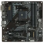 Материнская плата Gigabyte B550M K, AM4, AMD B550, 4xDDR4, 4xSATA, 2xM.2, 1xPCIe 4.0 x16, 1xPCIe x1, 1xHDMI, 1xDP, 1x 1Gb LAN, 4xUSB-A 3.2 Gen 1, 4xUSB-A 2.0, 3x3.5 мм, 7.1, mATX 2