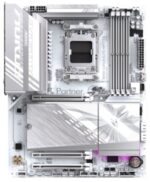 Материнская плата Gigabyte B850 AORUS ELITE WIFI7 ICE rev. 1.1, AM5, AMD B850, 4xDDR5, 4xSATA, 3xM.2, 1xPCIe 5.0 x16, 2xPCIe 3.0 x16, 1xDP, 1x2.5Gb LAN, Wi-Fi 7, Bluetooth 5.4, 1xUSB-C 10Gbps, 2xUSB-A 10Gbps, 5xUSB-A 5Gbps, 4xUSB-A 2.0, 3x3.5 мм + S/PDIF оптический, 7.1, ATX 10