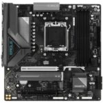Материнская плата Gigabyte B850M EAGLE WIFI7, AM5, AMD B850, 4xDDR5, 4xSATA, 2xM.2, 1xPCIe 5.0 x16, 1xPCIe 3.0 x16, 1xHDMI, 2xDP, 1x2.5Gb LAN, Wi-Fi 7, Bluetooth 5.4, 1xUSB-C 10Gbps, 1xUSB-A 10Gbps, 2xUSB-A 5Gbps, 4xUSB-A 2.0, 1xPS/2, 3x3.5 мм, 7.1, mATX 6