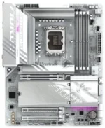 Материнская плата Gigabyte B860 AORUS ELITE WIFI7 ICE, LGA 1851, Intel B860, 4xDDR5, 4xSATA, 3xM.2, 1xPCIe 5.0 x16, 2xPCIe 4.0 x1, 1xHDMI, 2xDP, 1x 2.5Gb LAN, 6xUSB-A 3.2, 1xUSB-C 3.2, 4xUSB-A 2.0, 2x3.5 мм, 7.1, ATX 9