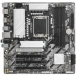 Материнская плата Gigabyte B860M DS3H WIFI6E, LGA1851, Intel B860, 4xDDR5, 4xSATA, 2xM.2, 1xPCIe 5.0 x16, 3xPCIe 4.0 x1, 2xDP, 1xHDMI, 1x2.5Gb LAN, Wi-Fi 6E, Bluetooth 5.3, 1xUSB-C 10Gbps, 2xUSB-A 10Gbps, 4xUSB-A 5Gbps, 7xUSB-A 2.0, 3x3.5 мм, 7.1, mATX 2