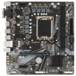 Материнская плата Gigabyte H610M H V2, LGA 1700, Intel H610, 2xDDR5, 4xSATA, 1xM.2, 1xPCIe 4.0 x16, 1xPCIe x1, 1xHDMI, 1xVGA, 1x 1Gb LAN, 2xUSB-A 3.2 Gen 1, 4xUSB-A 2.0, 3x 3.5 мм, 7.1, mATX 6