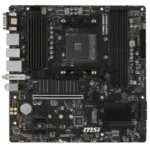 Материнская плата MSI B550M PRO-VDH WIFI, AM4, AMD B550, 4xDDR4, 4xSATA, 2xM.2, 1xPCIe 4.0 x16, 2xPCIe x1, 1xDisplayPort, 1xHDMI, 1xVGA, 1x 1Gb LAN, 2xUSB 2.0, 4xUSB 3.2 Gen 1, 3x3.5 мм, 7.1, mATX 8
