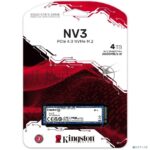Накопитель SSD Kingston NV3, 4000Gb, M.2 2280, PCIe 4.0 x4, NVMe, R/W 6000/5000 3