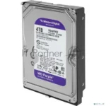Жесткий диск Western Digital 4TB 5400 Purple Pro Surveillance, Cache 128MB 7