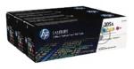 Картридж лазерный набор HP CF370AM № 305A голубой/пурпурный/желтый CLJ M451 (CE411A+CE412A+CE413A) 9