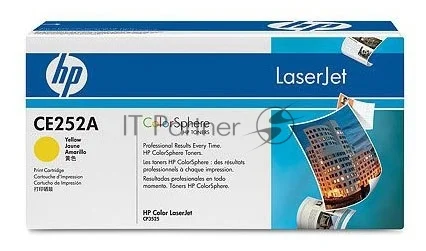 Картридж лазерный HP CE252A желтый для CLJ CM3530/CP3525 7000 стр. 1