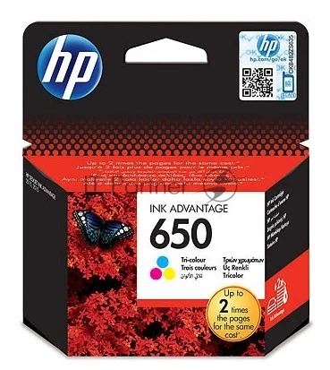 Картридж струйный HP 650 CZ102AE многоцветный для HP DJ IA 2515/2516 (200 стр.)