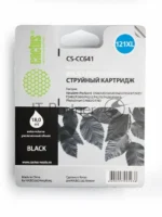 Картридж струйный Cactus CS-CC641 №121XL черный (18 мл.) для HP DJ D1663/D2563/D2663/D5563/F2423/F2483 1