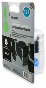 Картридж струйный Cactus CS-CC640 №121 черный (6 мл.) для HP DJ D1663/D2563/D2663/D5563/F2423/F2483/F2493/F4213/F4275/F4283/F4583/PS C4683/C4783 5