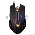 Мышь проводная A4Tech Bloody Q82 черный, 3200 dpi, USB, кнопки - 8 1