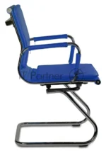 Кресло Бюрократ CH-993-Low-V/blue синий, экокожа, 120 кг, механизм качания, низкая спинка 4