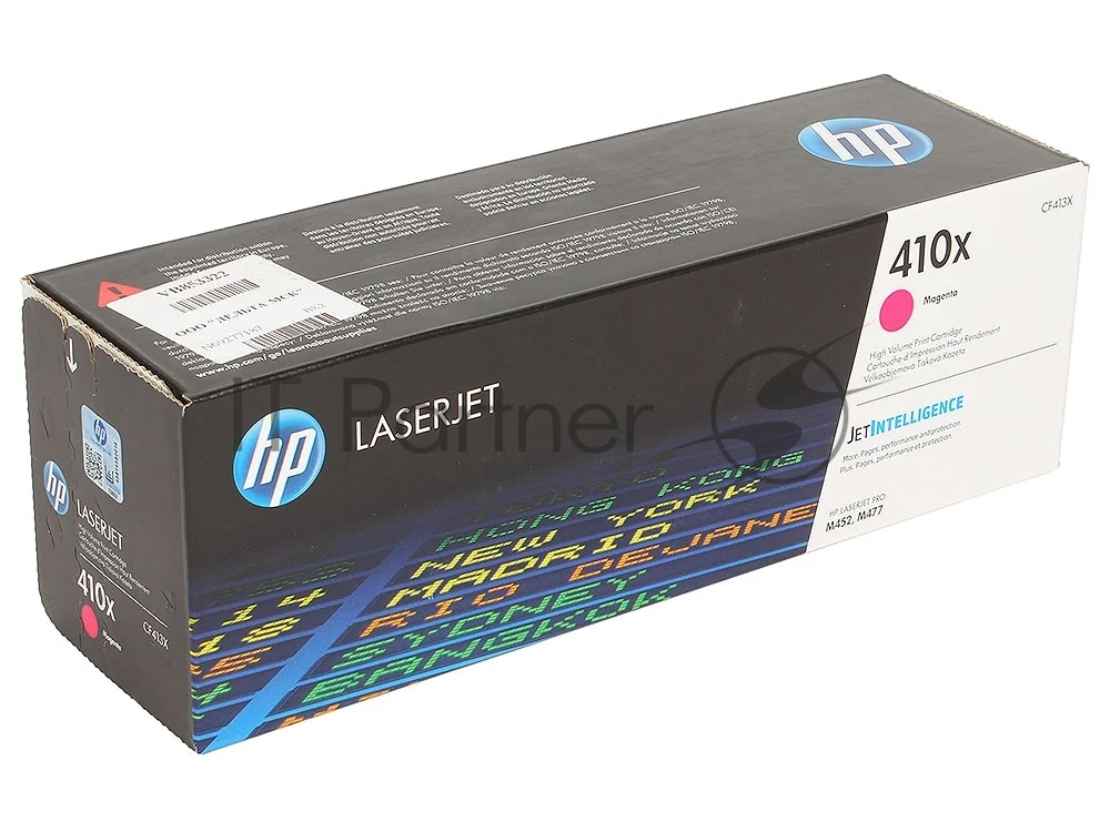 Тонер Картридж HP 410X CF413X пурпурный для HP LJ Pro M452/M477 (5000 стр.)