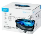 Кулер для процессора DEEPCOOL GAMMA ARCHER синий, 120 мм, алюминий, 1600 об/мин, 26.1 дБ, 3 pin, 95 Вт, 65.5 мм 1