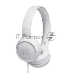 Проводные наушники JBL Tune 500 белый, накладные, Jack 3.5 мм, складная конструкция 6