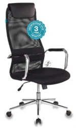 Кресло Бюрократ KB-9N/BLACK TW-01 TW-11 черный, сетка 7