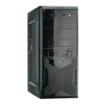 Компьютерный корпус Miditower ExeGate CP-604 Black, ATX, (без БП), 2хUSB, Audio 3