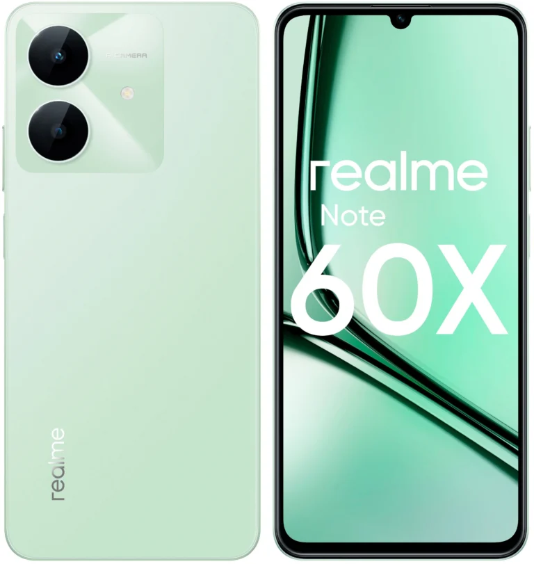 Смартфон Realme Note 60х RMX3938 4/128Gb зеленый 1