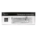 Клавиатура проводная Gembird KB-8351U-BL, USB, черный 1
