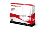 Маршрутизатор Mercusys MW305R Wi-Fi роутер 300 Мбит/с 2,4 ГГц, 1 порт WAN 10/100 Мбит/с + 4 порта LAN 10/100 Мбит/с, 2 фиксированные антенны 14