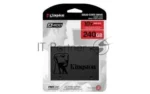 Накопитель SSD Kingston A400, 240Gb, SATA III, 2.5", R/W 500/350 9