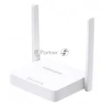 Маршрутизатор Mercusys MW305R Wi-Fi роутер 300 Мбит/с 2,4 ГГц, 1 порт WAN 10/100 Мбит/с + 4 порта LAN 10/100 Мбит/с, 2 фиксированные антенны 26