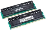 Оперативная память Patriot Viper 3, DDR3, 16GB (2x8 GB), 1600 MHz, CL9, DIMM, радиатор, черный 3