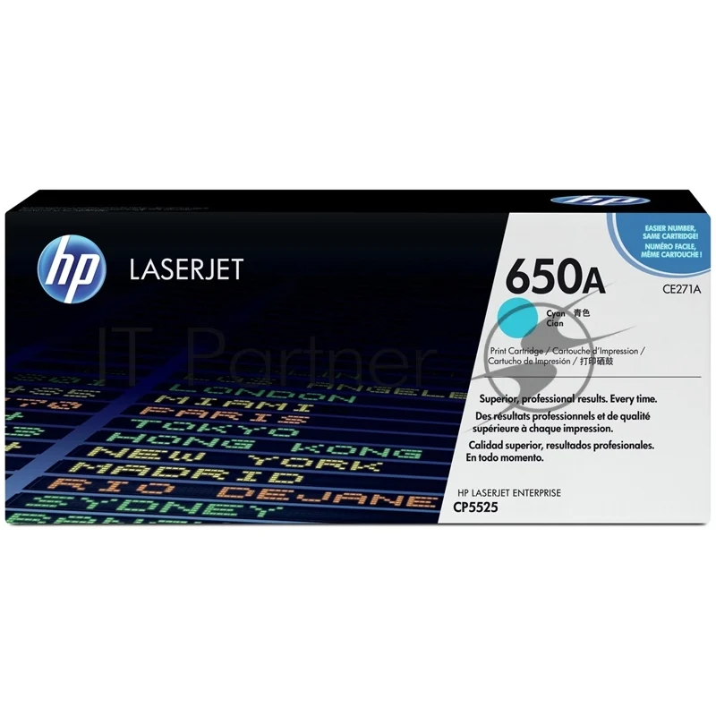 Картридж лазерный HP CE271A голубой для CLJ CP5520/5525 15000 стр. 1
