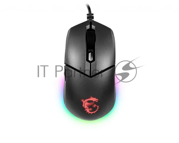Мышь проводная MSI Clutch GM11 черный, 5000 dpi, USB, кнопки - 6 1