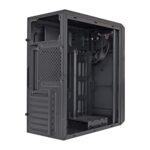 Компьютерный корпус Miditower ExeGate XP-332 Black, ATX, (без БП), 2*USB, Audio 2