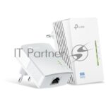 Сетевое оборудование TP-Link TL-WPA4220 300Mbps Wireless AV500 Powerline Extender, 500Mbps Powerline Datarate, 2 10/100Mbps Fast Ethernet ports, HomePlug AV, Plug and Play, WiFi Clone, Single Pack 13
