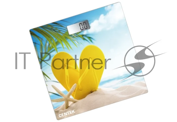 Весы напольные Centek CT-2426 Пляж электронные 180кг 1