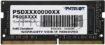 Оперативная память Patriot Signature, DDR4, 8GB (1x8 GB), 3200 MHz, CL22, SO-DIMM 1