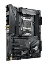 Материнская плата ASUS ROG STRIX X299-E GAMING II, LGA 2066, Intel X299, 8xDDR4, 8xSATA, 3xM.2, 1xPCIe 3.0 x8, 2xPCIe 3.0 x16, 1xPCIe x4, 1xPCIe x1, 2x 2.5Gb LAN, 1xUSB 3.2 Gen 2, 3xUSB 3.2 Gen 2, 2xUSB 2.0, 5x3.5 мм, 7.1, ATX 1